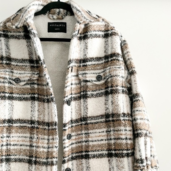 All SAINTS Luella Check Jacket (Ecru White) - Picture 6 of 14